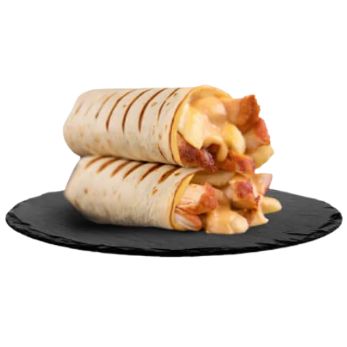 وجبة تاكا تاك رول دجاج تندوري بخبز صاج محمّص