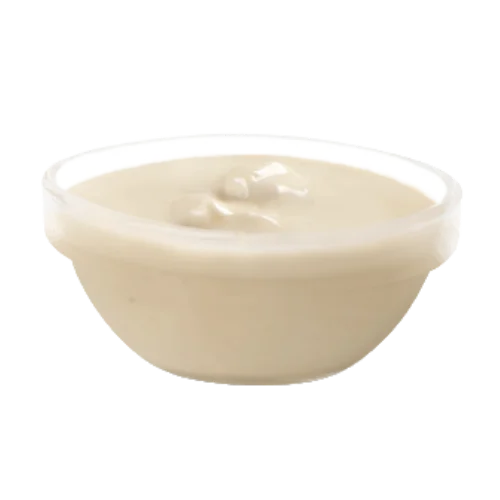 علبة صوص طحينة سمسم غنية.