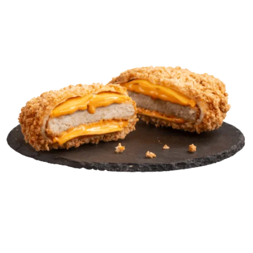 كرسبي برجر دجاج مقلي ذهبي طازج