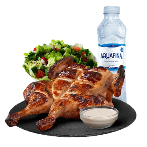 وجبة الرشاقة الطازج فروج مشوي صحي سلطة مياه سعرات منخفضة منيو الطازج السعودية سعر 2026