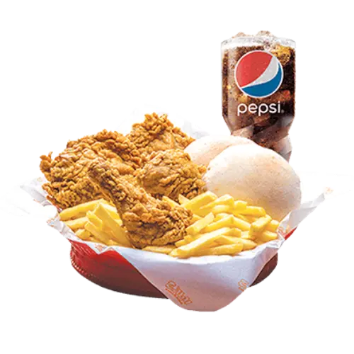 وجبة بروست الطازج دجاج مقلي بالضغط مقرمش بطاطس مشروب منيو الطازج السعودية سعر 2026